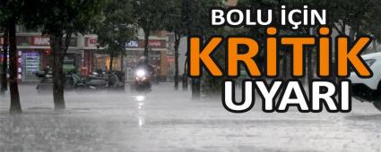 BOLU ���N KR�T�K UYARI