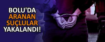 BOLU\'DA ARANAN SU�LULAR YAKALANDI!