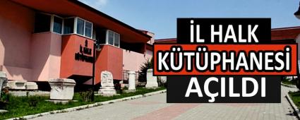 K�t�phane hizmete a��ld�