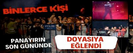 Binlerce ki�i panay�r�n son g�n�nde doyas�ya e�lendi