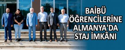 BA�B� ��RENC�LER�NE ALMANYA\'DA STAJ �MK�NI