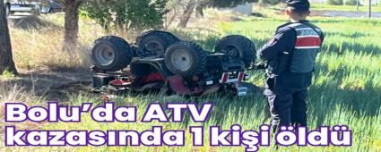 Bolu\'da ATV kazas�nda 1 ki�i �ld� 