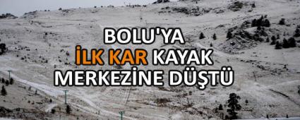 BOLU\'YA �LK KAR KAYAK MERKEZ�NE D��T�