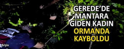 GEREDEʼDE MANTARA G�DEN KADIN ORMANDA KAYBOLDU