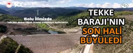 TEKKE BARAJI\'NIN SON HAL� B�Y�LED�