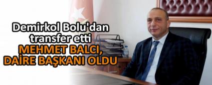 MEHMET BALCI, DA�RE BA�KANI OLDU