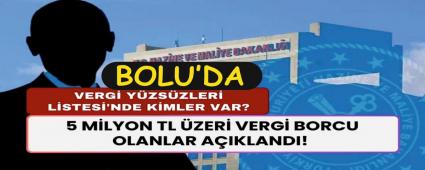 BOLU\'DA\'VERG� Y�ZS�ZLER�\' L�STES� A�IKLANDI