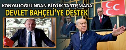 KONYALIO�LU\'NDAN B�Y�K TARTI�MADA DEVLET BAH�EL�\'YE DESTEK