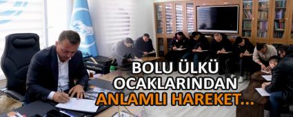 BOLU �LK� OCAKLARINDAN ANLAMLI HAREKET...