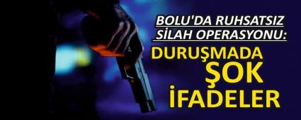 BOLU\'DA RUHSATSIZ S�LAH OPERASYONU