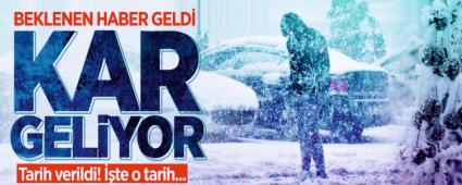 Bolu\'ya kar geliyor, i�te o tarih...