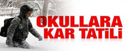 Bolu\'da e�itime ara verildi