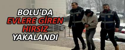 BOLU\'DA EVLERE G�REN HIRSIZ YAKALANDI