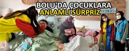 BOLU\'DA �OCUKLARA ANLAMLI S�RPR�Z