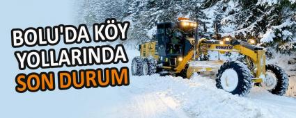 BOLU\'DA K�Y YOLLARINDA SON DURUM