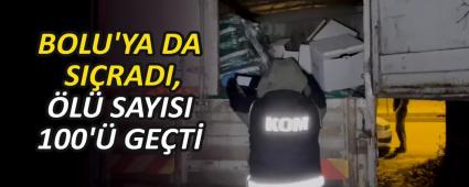 BOLU\'YA DA SI�RADI, �L� SAYISI 100\'� GE�T�