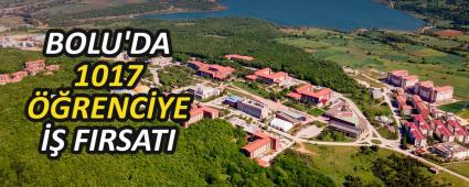BOLU\'DA 1017 ��RENC�YE �� FIRSATI