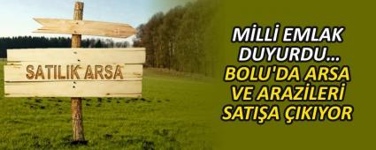 BOLU\'DA ARSA VE ARAZ�LER� SATI�A �IKIYOR