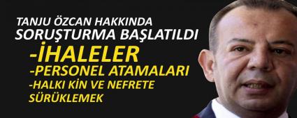 TANJU �ZCAN HAKKINDA SORU�TURMA BA�LATILDI