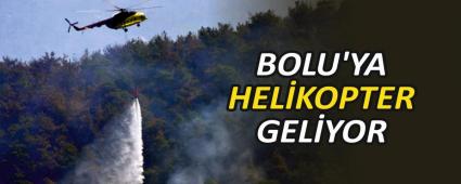 BOLU\'YA HEL�KOPTER GEL�YOR