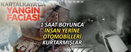1 SAAT BOYUNCA �NSAN YER�NE OTOMOB�LLER� KURTARMI�LAR