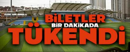 Biletler Bir Dakikada T�kendi