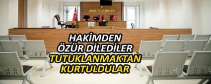 HAK�MDEN �Z�R D�LED�LER TUTUKLANMAKTAN KURTULDULAR