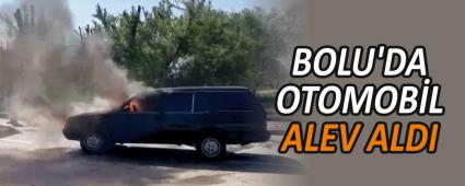 BOLU\'DA OTOMOB�L ALEV ALDI