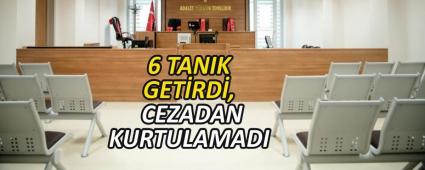6 TANIK GET�RD�, CEZADAN KURTULAMADI