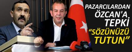 PAZARCILARDAN �ZCAN\'A TEPK�