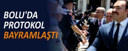 BOLU\'DA PROTOKOL BAYRAMLA�TI