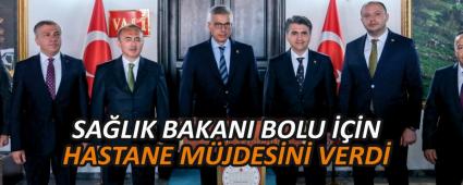 SA�LIK BAKANI BOLU ���N HASTANE M�JDES�N� VERD�