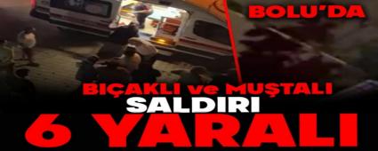 BOLU\'DA PARKTA BI�AKLI VE MU�TALI SALDIRI