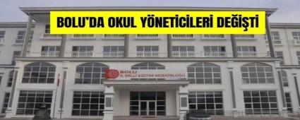BOLU\'DA OKUL Y�NET�C�LER� DE���T�