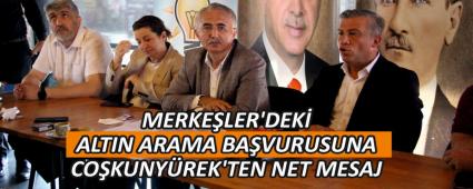 AK Parti Bolu Milletvekili Co�kuny�rek\'ten y�reklere su serpen a��klama