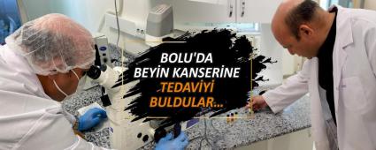 BOLU\'DA BEY�N KANSER�NE TEDAV�Y� BULDULAR�
