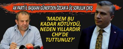 AK PART� �L BA�KANI G�NER\'DEN �ZCAN\'A �� SORULUK �IKI�