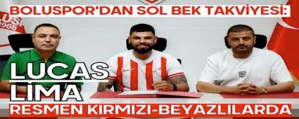 Boluspor\'dan Sol Bek Takviyesi: Lucas Lima Resmen K�rm�z�-Beyazl�larda