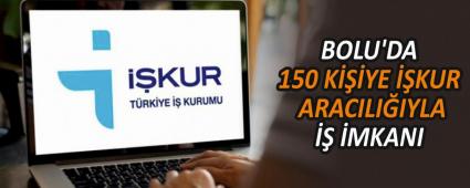 BOLU\'DA 150 K���YE ��KUR ARACILI�IYLA �� �MKANI
