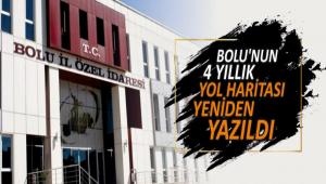 BOLU\'NUN 4 YILLIK YOL HAR�TASI YEN�DEN YAZILDI