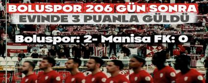 Boluspor 206 G�n Sonra Evinde 3 Puanla G�ld�