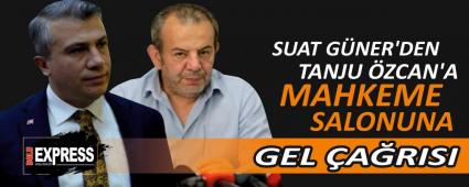 SUAT G�NER\'DEN TANJU �ZCAN\'A MAHKEME SALONUNA GEL �A�RISI
