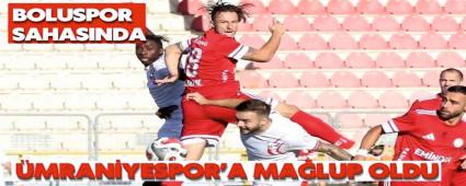 Boluspor Sahas�nda �mraniyespor\'a Ma�lup Oldu