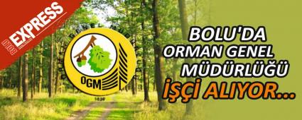 BOLU\'DA ORMAN GENEL M�D�RL��� ���� ALIYOR...