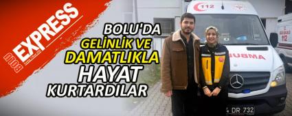 BOLU\'DA GEL�NL�K VE DAMATLIKLA HAYAT KURTARDILAR