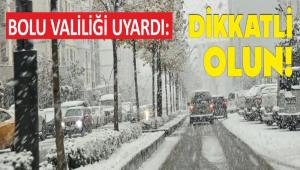 KAR VE BUZLANMA UYARISI