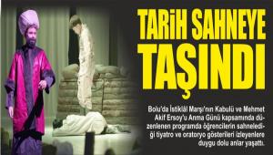 TAR�H SAHNEYE TA�INDI