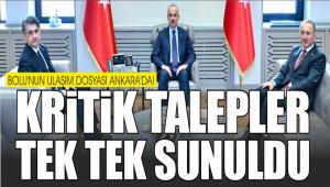 BOLU\'NUN ULA�IM DOSYASI ANKARA\'DA!