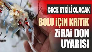 BOLU\'DA GECE SICAKLIKLARI D���YOR! DON R�SK� BA�LIYOR