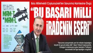 Bolu Milletvekili Co�kuny�rek\'ten Savunma Hamlesine �vg�